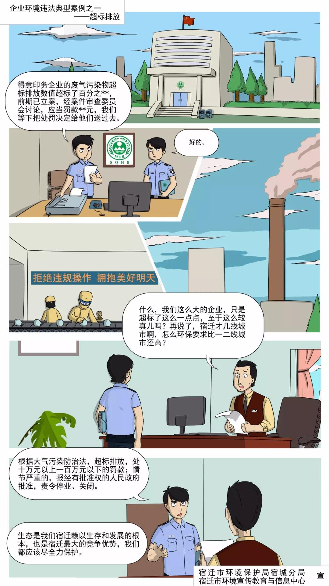 环保局用漫画解读：常见的企业环境违法行为有哪些？